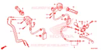 LEVIER DE GUIDON   CABLE   COMMODO pour Honda CB 500 F BLACK de 2013