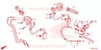 LEVIER DE GUIDON   CABLE   COMMODO pour Honda CB 500F WHITE de 2014