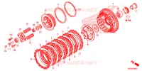 EMBRAYAGE pour Honda CB 500F WHITE de 2014
