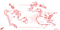 LEVIER DE GUIDON   CABLE   COMMODO pour Honda CB 500F WHITE de 2014