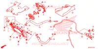 RADIATEUR pour Honda CB 500F WHITE de 2014