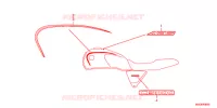 AUTOCOLLANTS pour Honda CB 1100 EX ABS, E Package de 2014