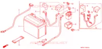 BATTERIE pour Honda CBR 1100 SUPER BLACKBIRD de 2002