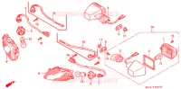 CLIGNOTANT pour Honda CBR 1100 SUPER BLACKBIRD de 2002