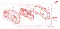 COMPTEUR ('01 '03) pour Honda CBR 1100 SUPER BLACKBIRD de 2002