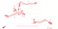 PEDALE pour Honda CBR 1100 SUPER BLACKBIRD de 1999
