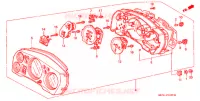 COMPTEUR ('97 '00) pour Honda CBR 1100 SUPER BLACKBIRD de 2000