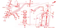 MAITRE CYLINDRE DE FREIN ARRIERE pour Honda CBR 1100 SUPER BLACKBIRD de 2000