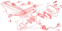 FEU ARRIERE pour Honda CBR 125 BLACK de 2015