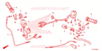 LEVIER DE GUIDON   CABLE   COMMODO pour Honda CBR 125 BLACK de 2015