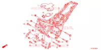 CADRE pour Honda CBR 250 R ABS BLACK de 2011
