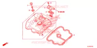 COUVRE CULASSE pour Honda CBR 250 R ABS BLACK de 2011