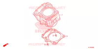CYLINDRE pour Honda CBR 250 R ABS BLACK de 2011
