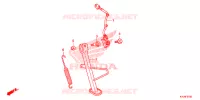 BEQUILLE pour Honda CBR 250 R ABS TRICOLOR de 2012