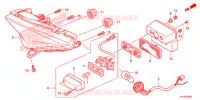 FEU ARRIERE pour Honda CBR 250 R ABS TRICOLOR de 2012