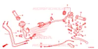LEVIER DE GUIDON   CABLE   COMMODO pour Honda CBR 250 R ABS TRICOLOR de 2012