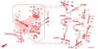 MAITRE CYLINDRE DE FREIN AVANT (CBR250RA) pour Honda CBR 250 R ABS TRICOLOR de 2012