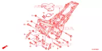 CADRE pour Honda CBR 250 R ABS RED de 2012