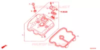 COUVRE CULASSE pour Honda CBR 250 R ABS BLACK de 2017