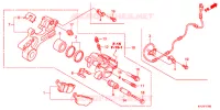 ETRIER DE FREIN ARRIERE pour Honda CBR 250 R de 2011