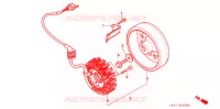 ALTERNATEUR pour Honda CBR 250 RR TYPE 4 de 1991