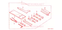 OUTIL pour Honda CBR 250 RR TYPE 4 de 1991