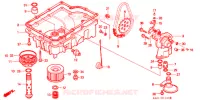 POMPE A HUILE   CARTER D'HUILE pour Honda CBR 250 RR TYPE 4 de 1991
