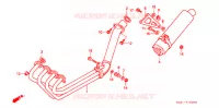 SILENCIEUX D'ECHAPPEMENT pour Honda CBR 250 RR TYPE 4 de 1991