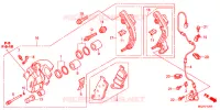 ETRIER DE FREIN AVANT pour Honda CB 400 F ABS BLACK de 2013