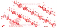 BOITE DE VITESSES pour Honda CBR 600 RR RED de 2011
