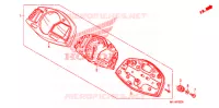 COMPTEUR pour Honda CBR 600 RR RED de 2011