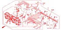 CORPS DE PAPILLON pour Honda CBR 600 RR RED de 2011