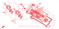 COUVRE CULASSE pour Honda CBR 600 RR RED de 2011