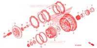 EMBRAYAGE pour Honda CBR 600 RR RED de 2011