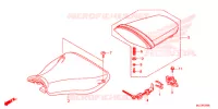 SELLE pour Honda CBR 600 RR BLACK de 2016