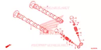 ARBRE A CAMES   SOUPAPE pour Honda CBR 650 F de 2015