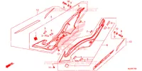 COUVERCLES LATERAUX pour Honda CBR 650 F BLACK de 2016