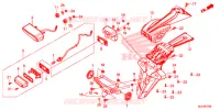FEU ARRIERE pour Honda CBR 650 F BLACK de 2016
