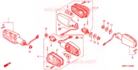 CLIGNOTANT pour Honda CB 1300 SUPER FOUR de 1998