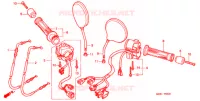 COMMODO   LEVIER   CABLE pour Honda CB 1300 SUPER FOUR de 1998