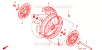 ROUE AVANT pour Honda CB 1300 SUPER FOUR de 1998