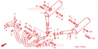 SILENCIEUX D'ECHAPPEMENT pour Honda CB 1300 SUPER FOUR de 1998