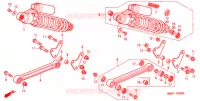 AMORTISSEUR ARRIERE pour Honda CB 1300 SUPER FOUR de 1999