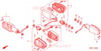 CLIGNOTANT pour Honda CB 1300 SUPER FOUR de 1999