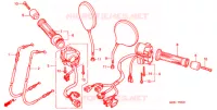 COMMODO   LEVIER   CABLE pour Honda CB 1300 SUPER FOUR de 1999