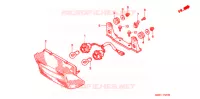 FEU ARRIERE pour Honda CB 1300 SUPER FOUR de 1999
