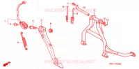BEQUILLE pour Honda CB 1300 SUPER FOUR de 2000