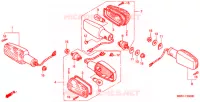 CLIGNOTANT pour Honda CB 1300 SUPER FOUR de 2000