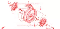 ROUE AVANT pour Honda CB 1300 SUPER FOUR de 2000