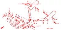 SILENCIEUX D'ECHAPPEMENT pour Honda CB 1300 SUPER FOUR de 2000